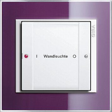 Gira 5331100 Funk-Wandsender 1-fach komplett, System 55