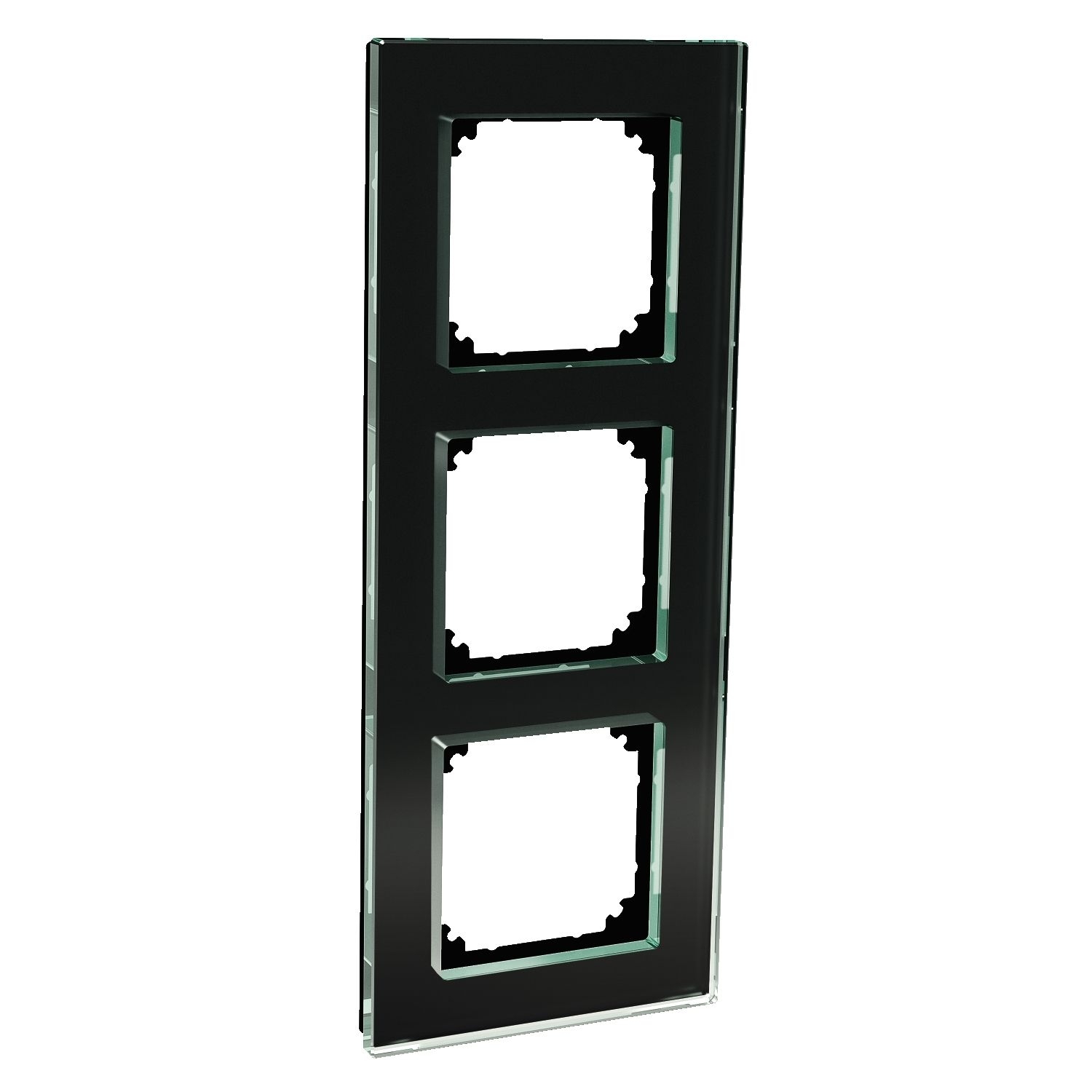 Elso WDE004013 Rahmen 3-fach Glas, Exxact Solid, schwarz glänzend