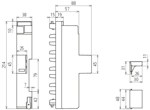 Dehn + Söhne 909331 Kombi-Ableiter TT, DSH ZP B2 TT 255