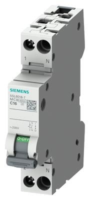 Siemens 5SL6010-7 Leitungsschutzschalter 1+N-polig C10A