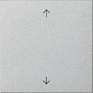 Gira 538926 Wippe 1-fach Pfeile, System 55, Farbe Alu