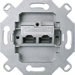 Merten 465706  Datendose UAE 8/8 Kat 6, 2-fach