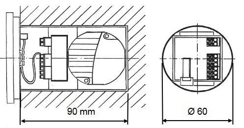 Lunos 040113 Smart Comfort-Steuerung 5/SC-FT für e², ego, RA15-60 Steuereinheit inkl. Bedienteil, Feuchte-/Frostschutz, Netzteil erforderlich