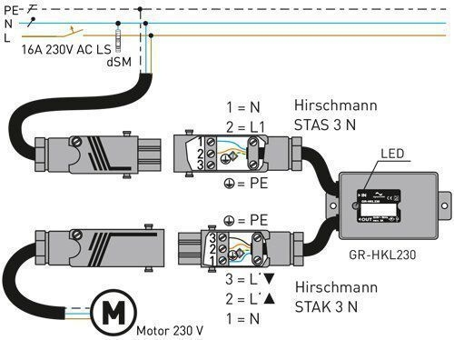 digitalSTROM GR-HKL230 Jalousie Schaltaktor