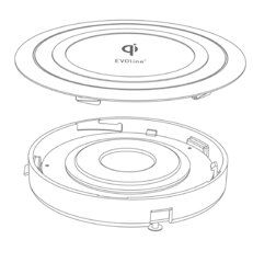 EVOline® 159909112800 Qi-Charger