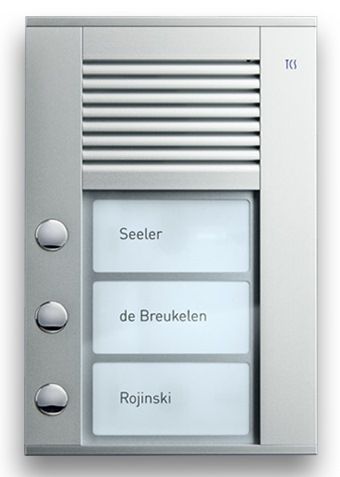 TCS PDS03-EN/04 Außenstation Sprechanlage Aufputz für 3 WE