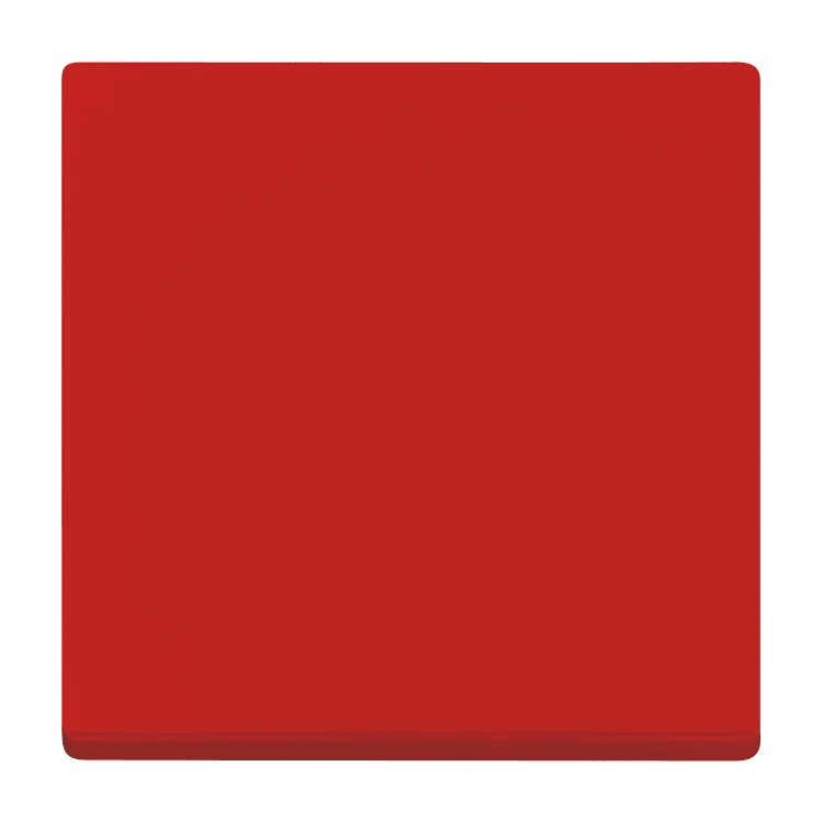 Busch-Jaeger 2506-917 Wippe 1-fach, geschlossen, für Schaltereinsatz, Busch-balance SI, rot glänzend