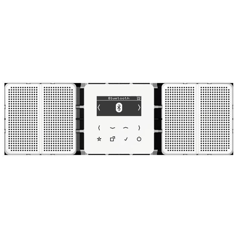 Jung DABCD2BTWW Smart Radio DAB+ mit Bluetooth Set Stereo