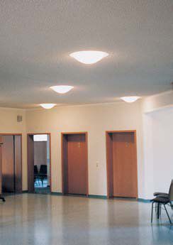 RZB 221022.002 Decken-/Wandleuchte "Flat Polymero" 2x60W, IP43