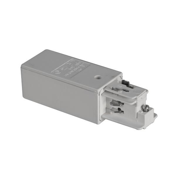 Brumberg 88123680 Endeinspeisung zu Stromschiene 88101-88104, Schutzleiter links, silber