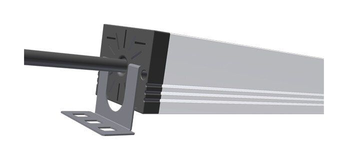 Bachmann 940.096 Haltewinkel Edelstahl für STEP Steckdosenleiste