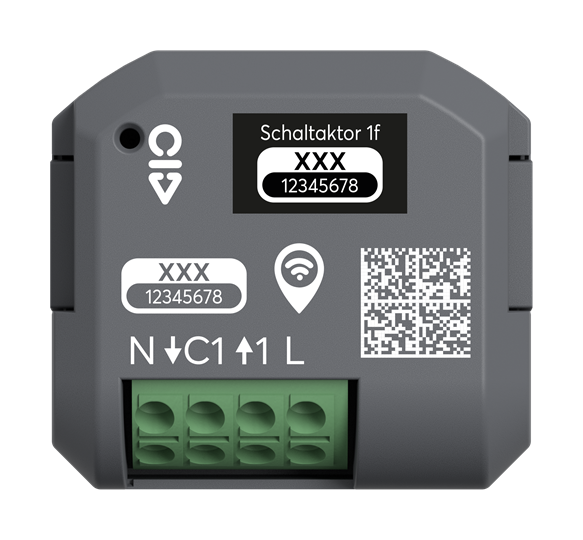 Busch-Jaeger 62811 U-WL Schaltaktor 1-fach, Unterputz, wireless, grau, Busch-free@home®|Busch-flexTronics®