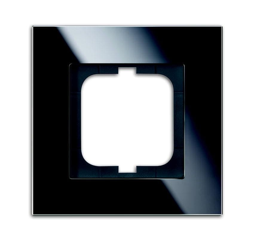 Busch-Jaeger Carat Glas schwarz Edelstahl | elektroland24