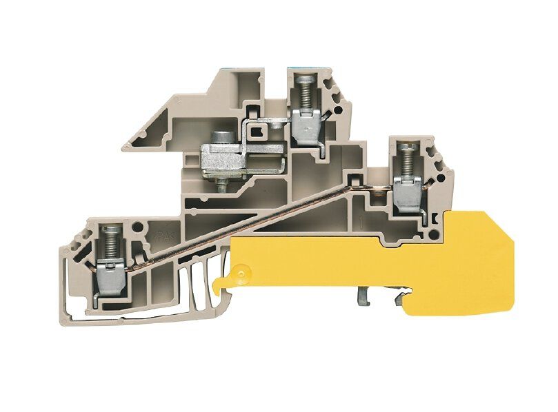 Weidmüller WDL2.5/S/NT/L/PE  Verteiler-Reihenklemme 2,5mm² für N-Schiene