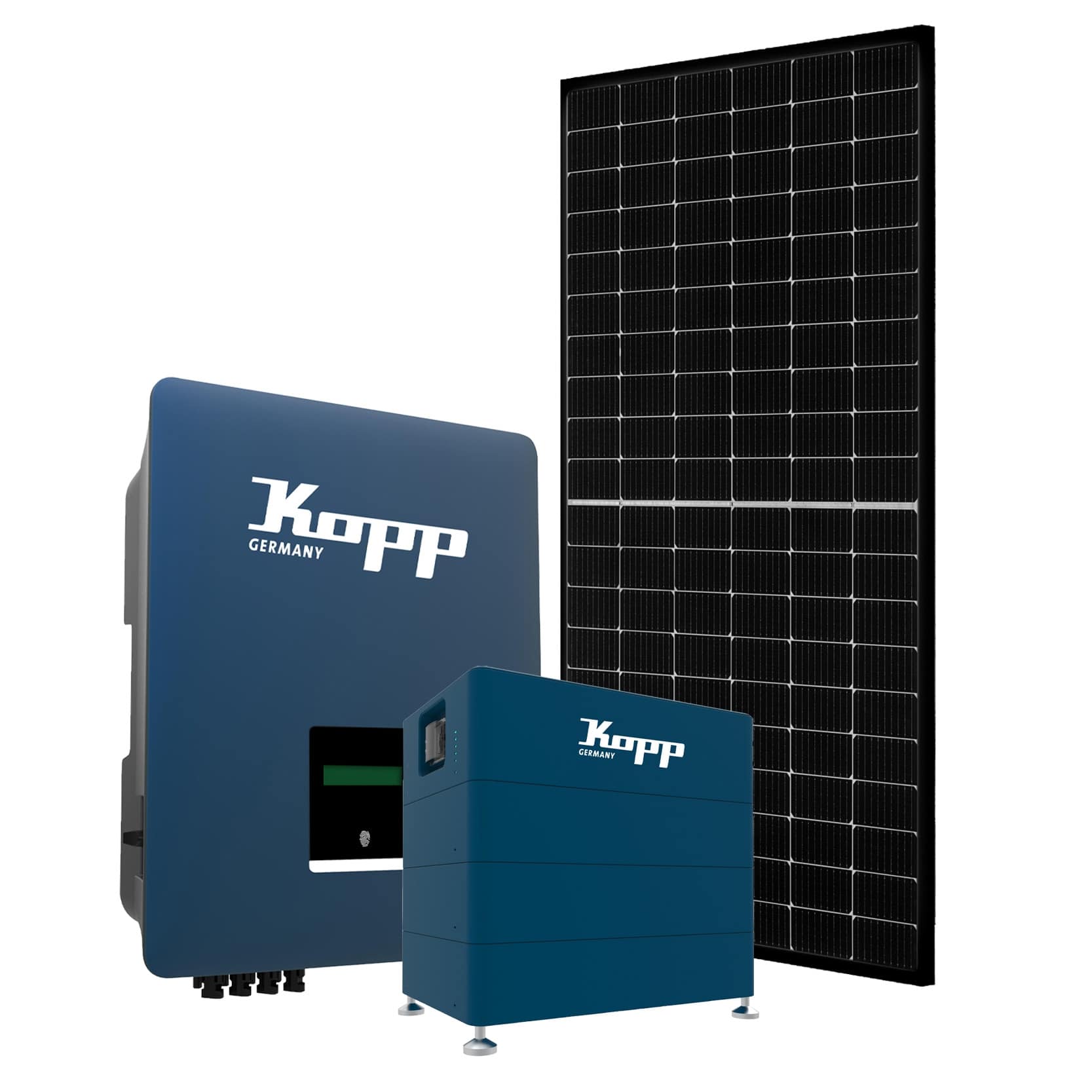 KOPP E24-PV-SET1-KKK-6.15 PV-Anlage 6,15 kWp mit Speicher 8,7 kWh (Kopp Hochleistungssolarmodul 410 Wp)