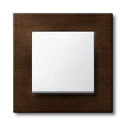Merten MEG4051-3473 Holzrahmen, 1-fach, M-PLAN, Walnuss