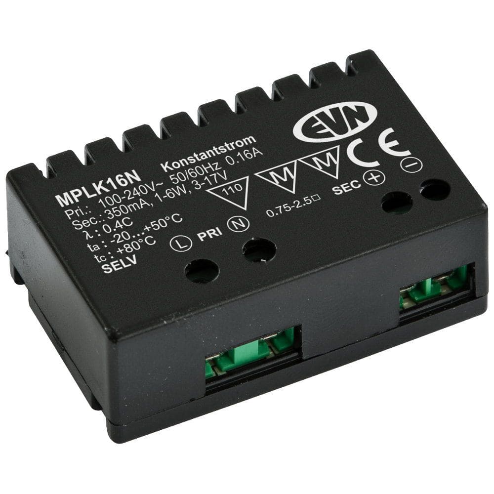 EVN MPLK16N LED-Netzgerät 350mA 1-6W, IP20, ideal für Schalterdosen