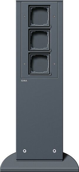 Gira 134528 E-Säule 3x Leereinheit 491 mm, Gira Energiesäule, anthrazit