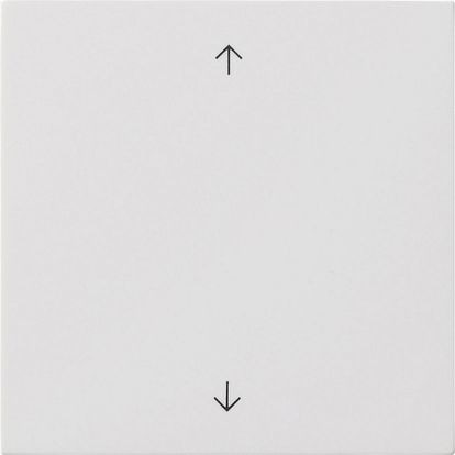 Gira 5389112 Wippe 1-fach Pfeile, Flächenschalter, reinweiß