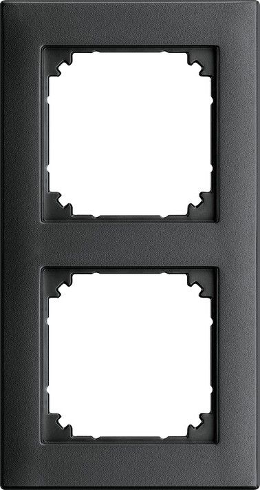 Merten 488214 Rahmen, 2-fach, bündiger Einbau, M-PLAN II, anthrazit