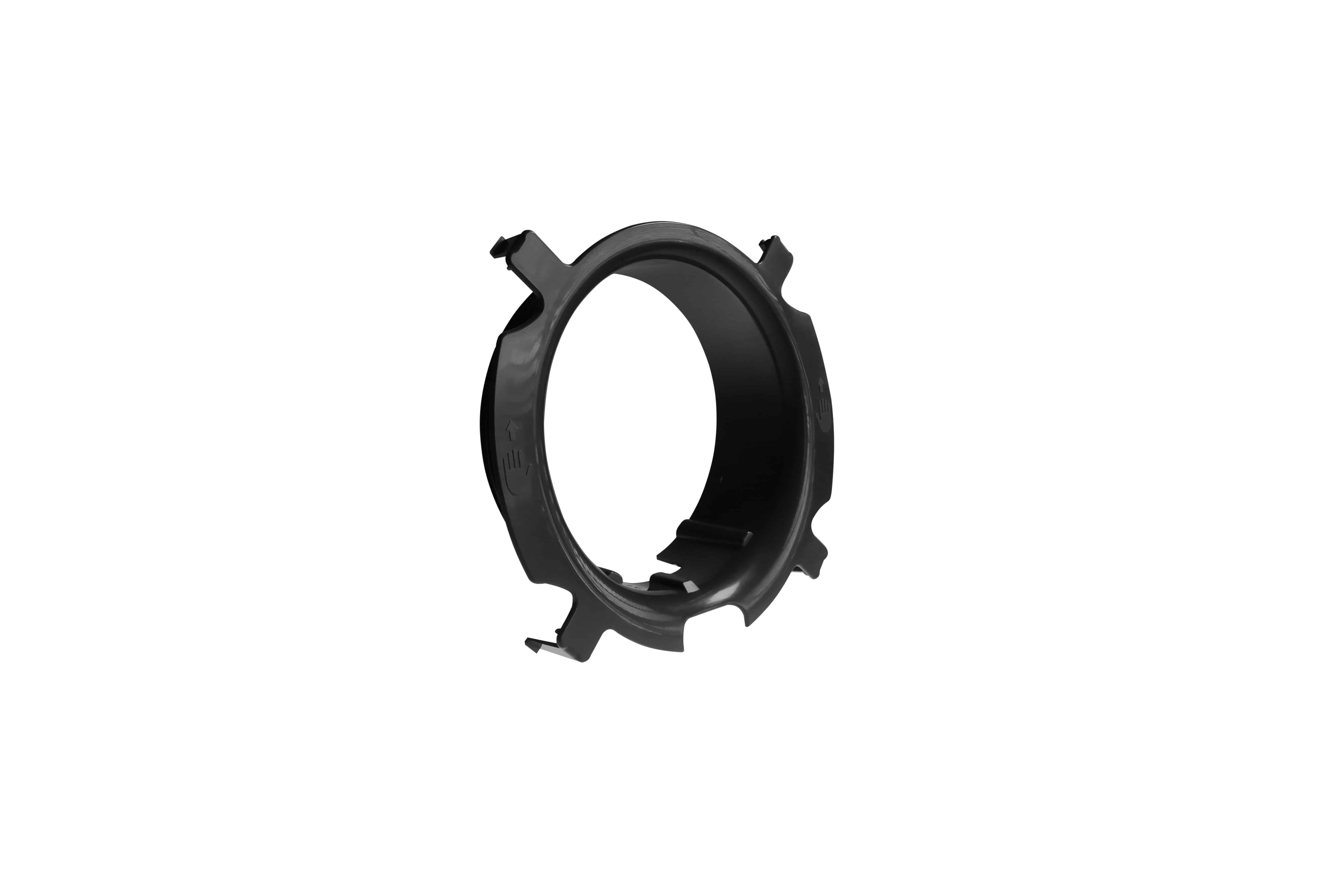 Zewotherm 14170024 ZEWO Steckadapter DN 160 für F + K, werkzeuglose Montage, robust, langlebig, hochwertige Materialien, zuverlässige Verbindung, schwarz