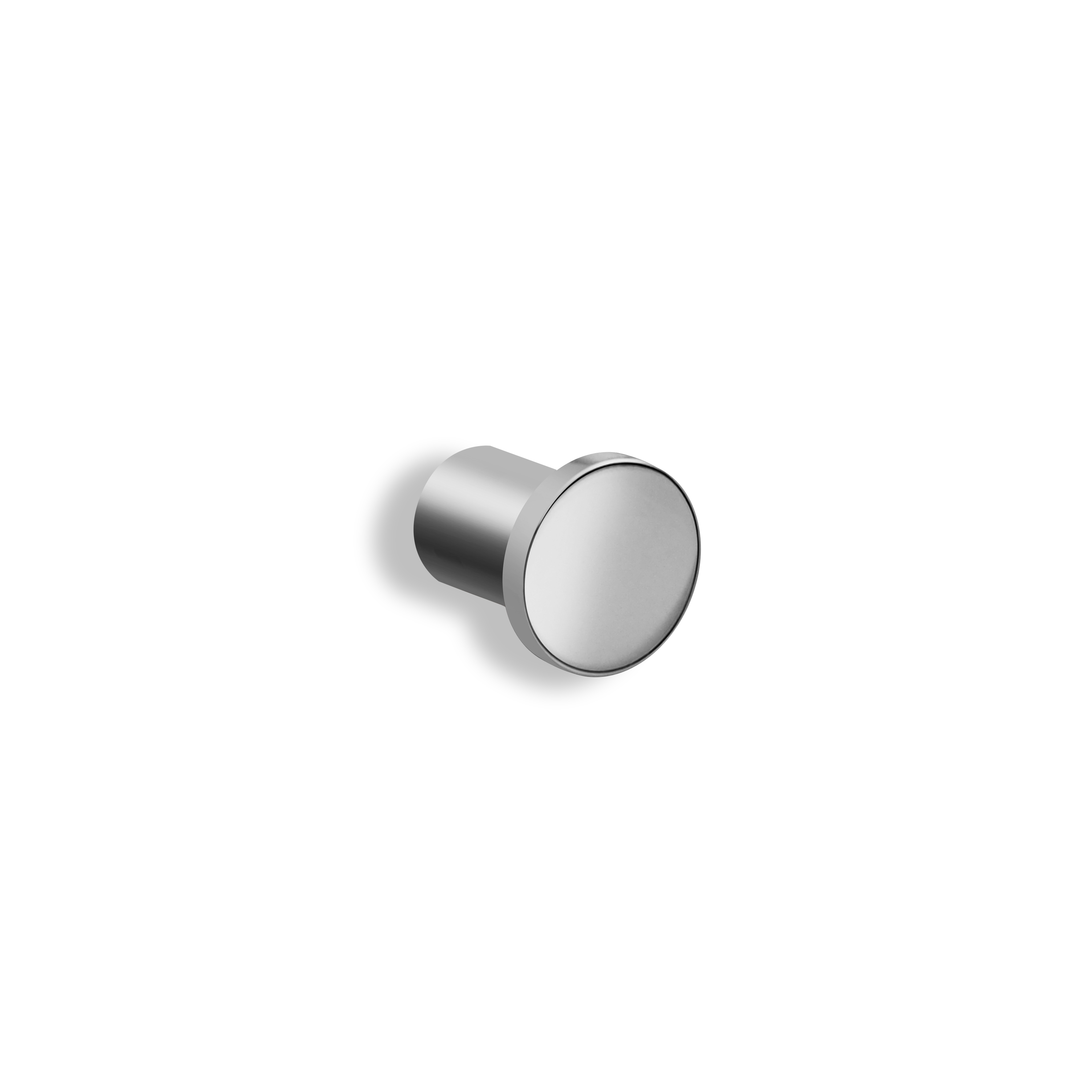 qles CRM0110 Click-Stick Halter-M 25mm, für Merten D-Life/System-M, Chrom, runde Kappe