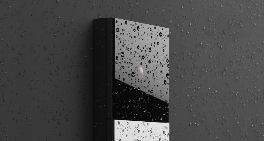 Gira 5561000 Kameramodul, System 106, Glas schwarz