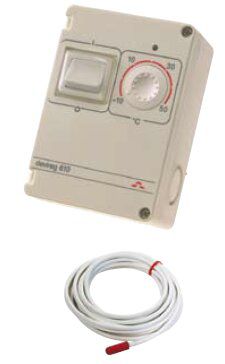 Devi 140F1080 Devireg610 Aufputz-Thermostat mit Fühler