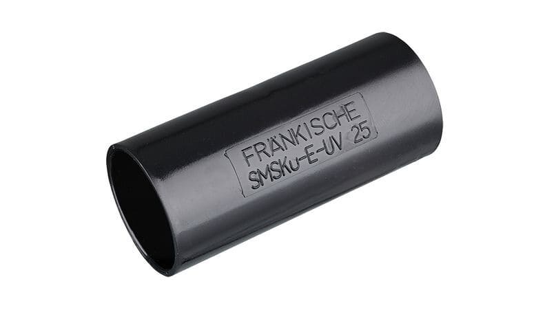 Fränkische Rohrwerke SMSKU-E-UV 20 Kunststoff-Steckmuffe UV-stabilisiert M20