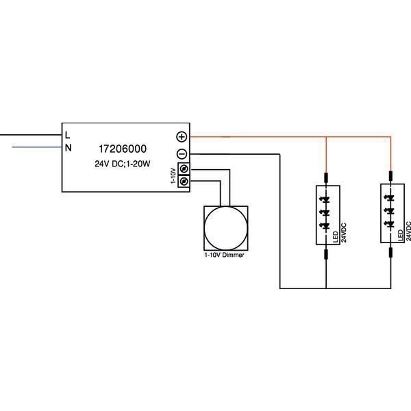 Brumberg 17206000 LED-Netzgerät 24V/DC 2-20W