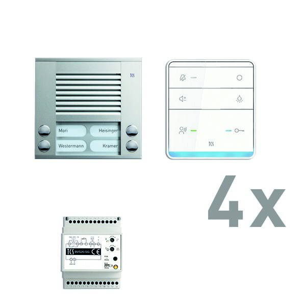 Sprechanlagen TCS AUDIO:PACKS mit TASTA 4 bis 20 Wohneinheiten Serie PES online kaufen | elektroland24