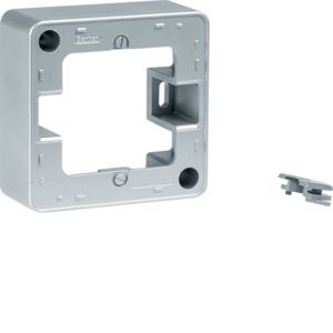 Berker 10296084 Aufputz-Rahmen 1-fach, Q.1, aluminium samt