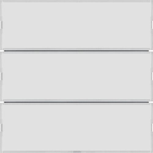 Berker 80163780 KNX Tastsensor 3-fach mit Beschriftungsfelder, RGB LED und internem Temperaturfühler, S.1/B.x, für weiß und polarweiß