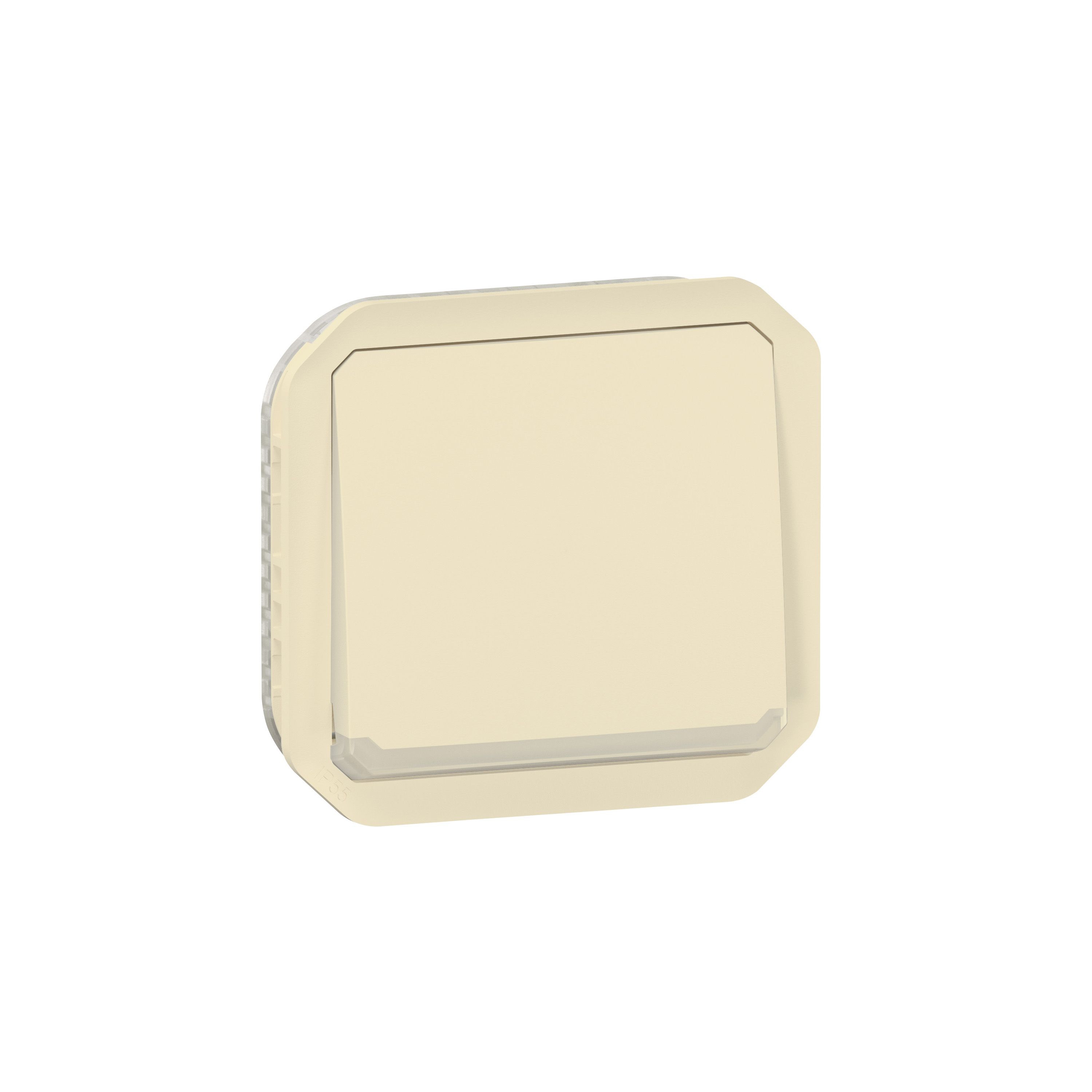 Legrand 069826L Plexo New Einsatz Taster Wechselkontakt beleuchtet 10 A, beige