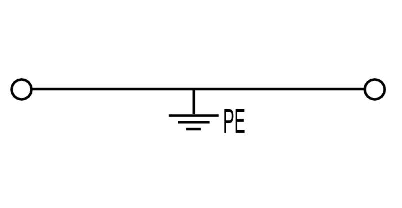 Weidmüller WPE2.5N Schutzleiter-Reihenklemme 2,5mm², W-Reihe Kompakt