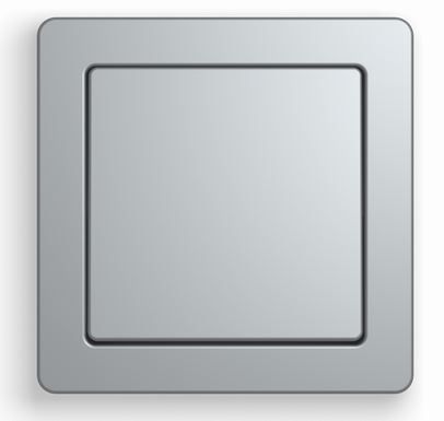 Berker 10116084 Rahmen 1-fach, Q.1, aluminium samt