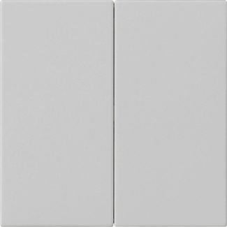Gira 5362015 S3000 Bedienaufsatz 2-fach, System 55, grau matt