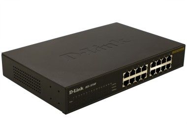 D-Link DES-1016D 16-Port Fast Ethernet Switch RJ-45 -Auto Uplink Desktop