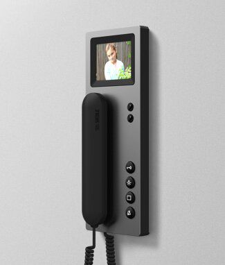 Siedle BTSV 850-03 A/S Video-Haustelefon Standard, Alum./sw