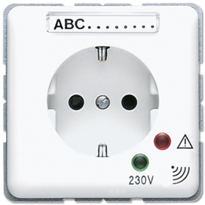 Jung CD521NAUFWW Schutzkontakt-Steckdose mit Überspannungsschutz