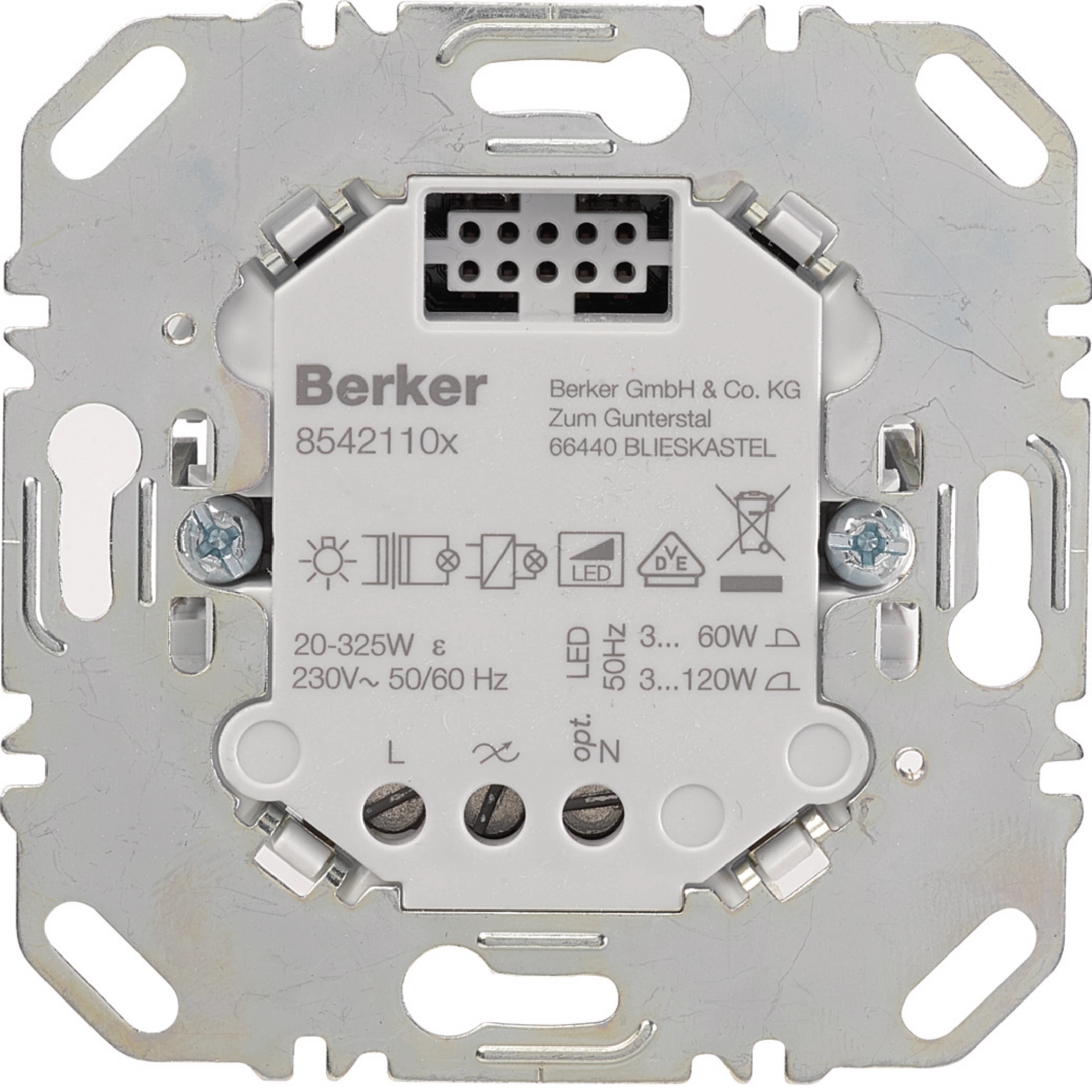 Berker 85421100 Universal Tastdimmer 1-fach (R,L, C, LED)
