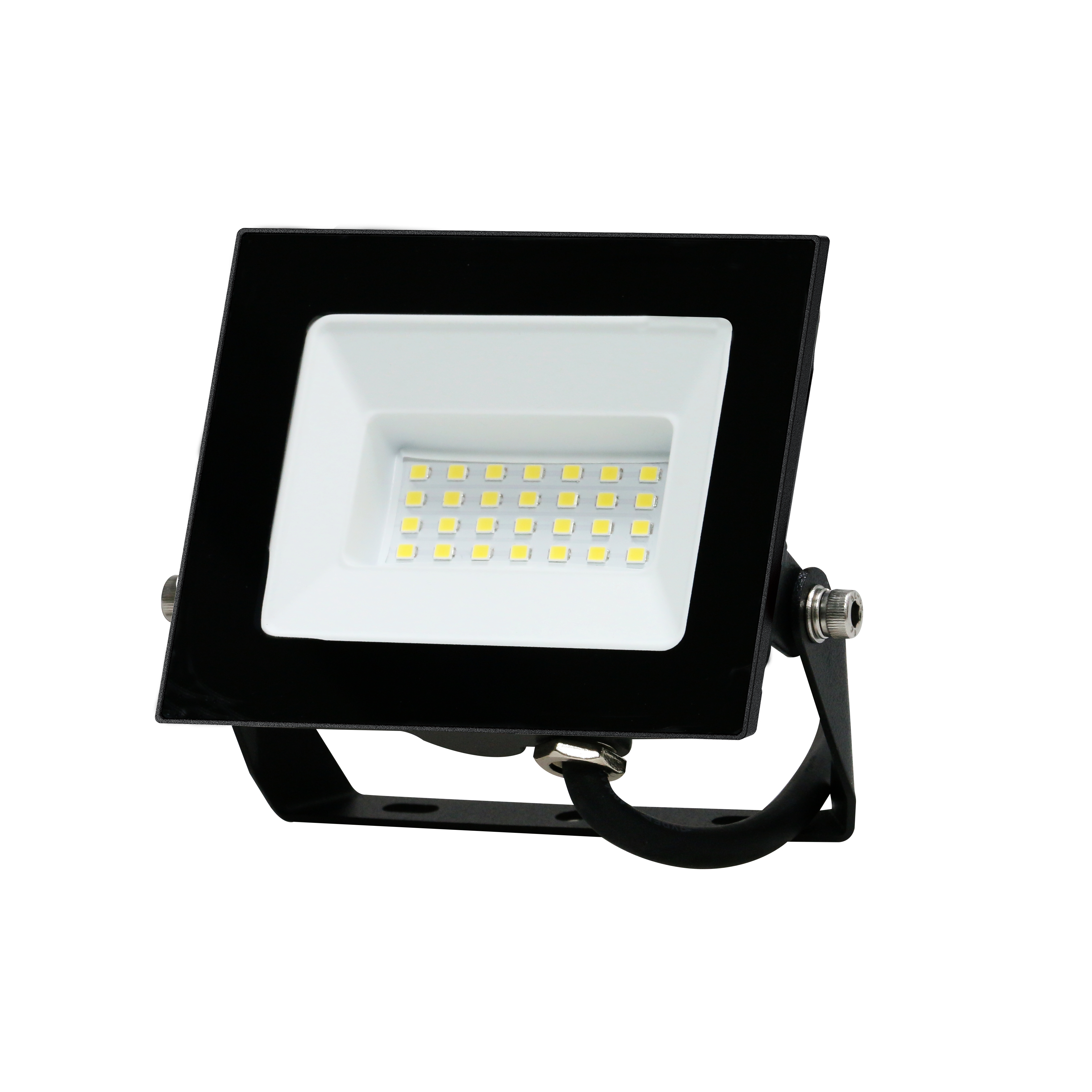 Heitronic VO-501410 LED Flutlichtstrahler BOLTON 2.0, 20 W, 3000 K mit 500 mm Anschlusskabel und freien Enden
