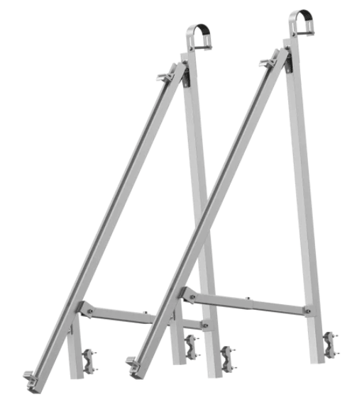 ECOFLOW EFA-BKWSEMIENCLOSED-W-EU Balkonhalterung für Balkon mit Glas-,Gitter- und Holzverkleidung