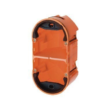 Berker 1870 Einbaudose 2-fach, TS Sensor, orange matt