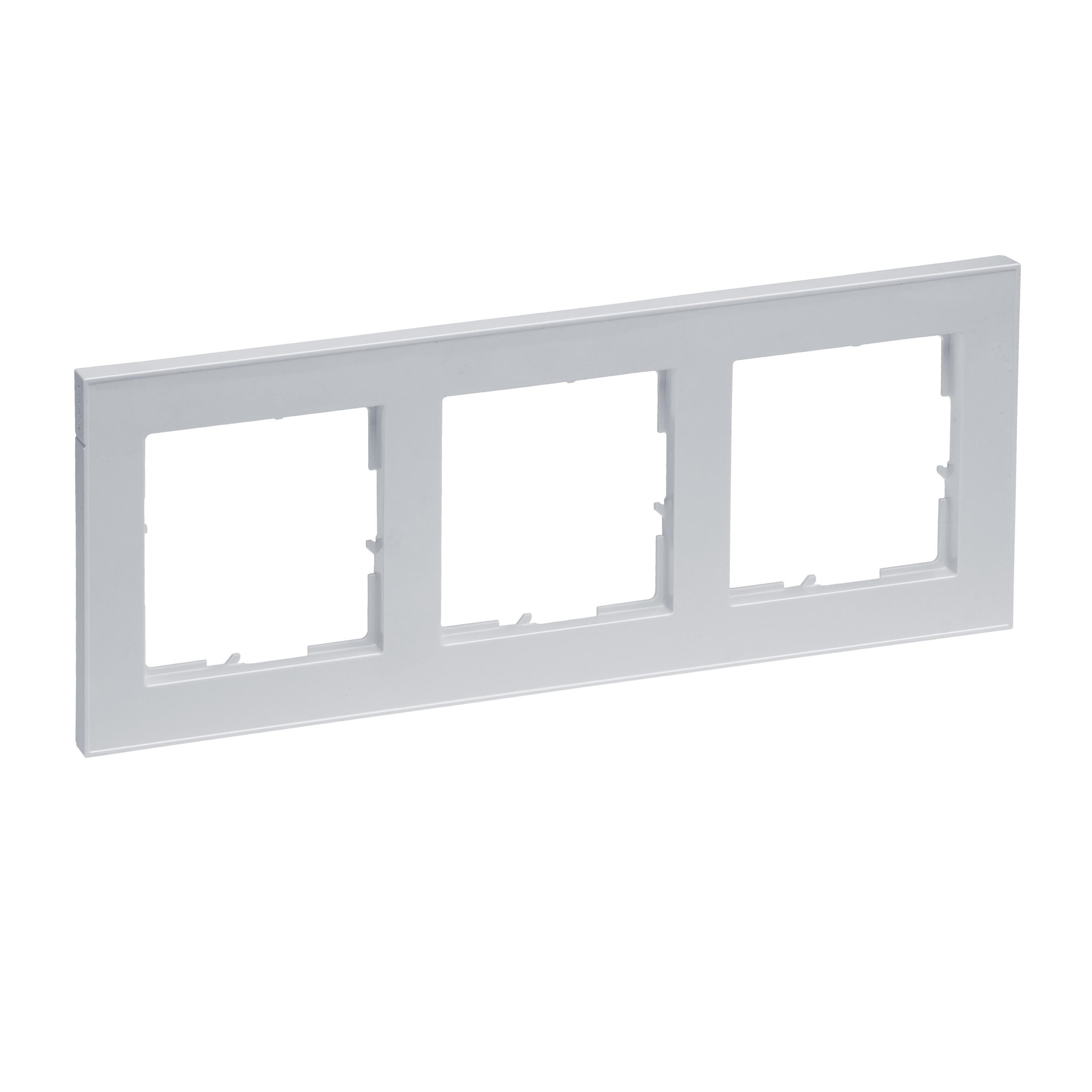 Legrand 765283 SEANO+ 3-fach Rahmen, aluminium lackiert