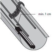 Devi 140F1086 Dachrinnenfühler für DEVIreg™ 850 III