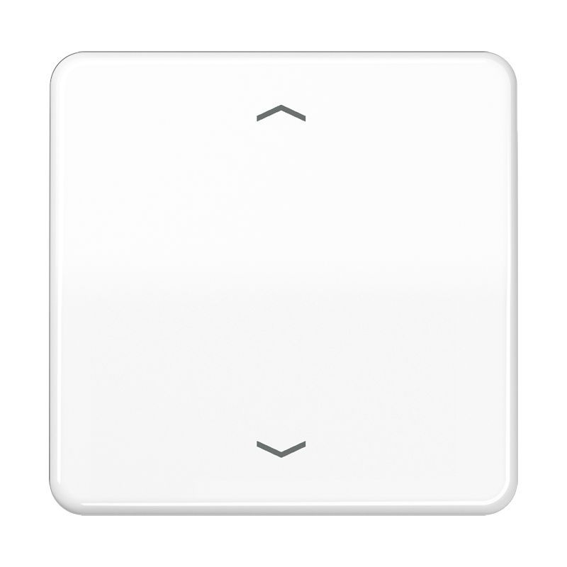 Jung CD101PWW Wippe, mit Pfeilsymbolen für Taster 1-fach, Duroplast, F10, Serie CD, alpinweiß