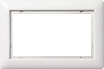 Gira 100104 Abdeckrahmen 1,5-fach , Standard 55, reinweiß seidenmatt