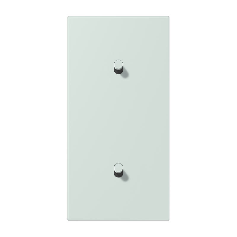 Jung LC12-20R0215 Abdeckung mit Kipphebel "Zylinder", 2 x 1 Kipphebel, senkrecht, céruléen pale