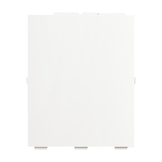 Busch-Jaeger SLS/A.0.11-84 Abdeckung für Schriftfeld Raumtemperaturregler, für 6-fach Bedienelement, studioweiß glänzend, Busch-Tenton